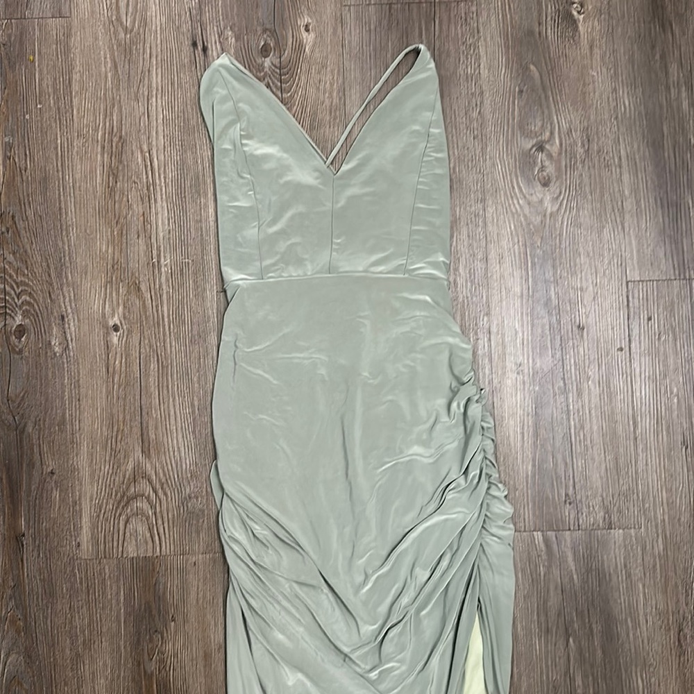 Windsor Long Dress with Deep Side split